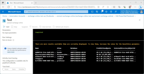 connect-exchange-online-from-azure-runbook