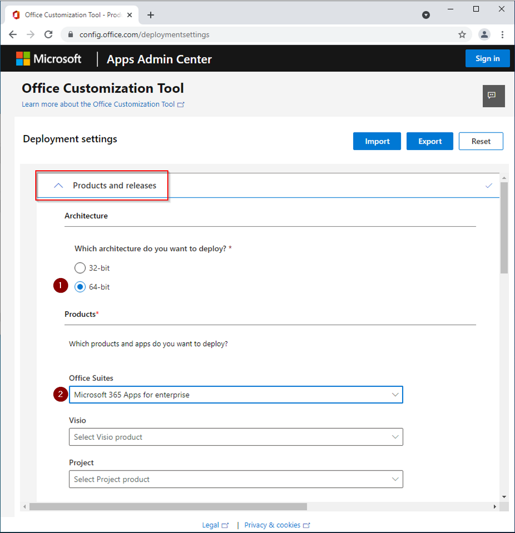 Install Office 365 using the Office Deployment Tool - TechLabs